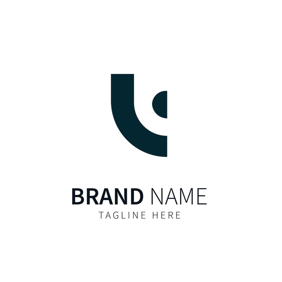 The letter T logo looks simple and elegant vector