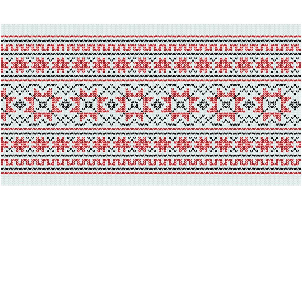 Ukrainian ornament. Imitation of knitted fabric. Illustration. Can be used for backgrounds, patterns, covers, souvenirs, clothing, textiles and other layouts. vector
