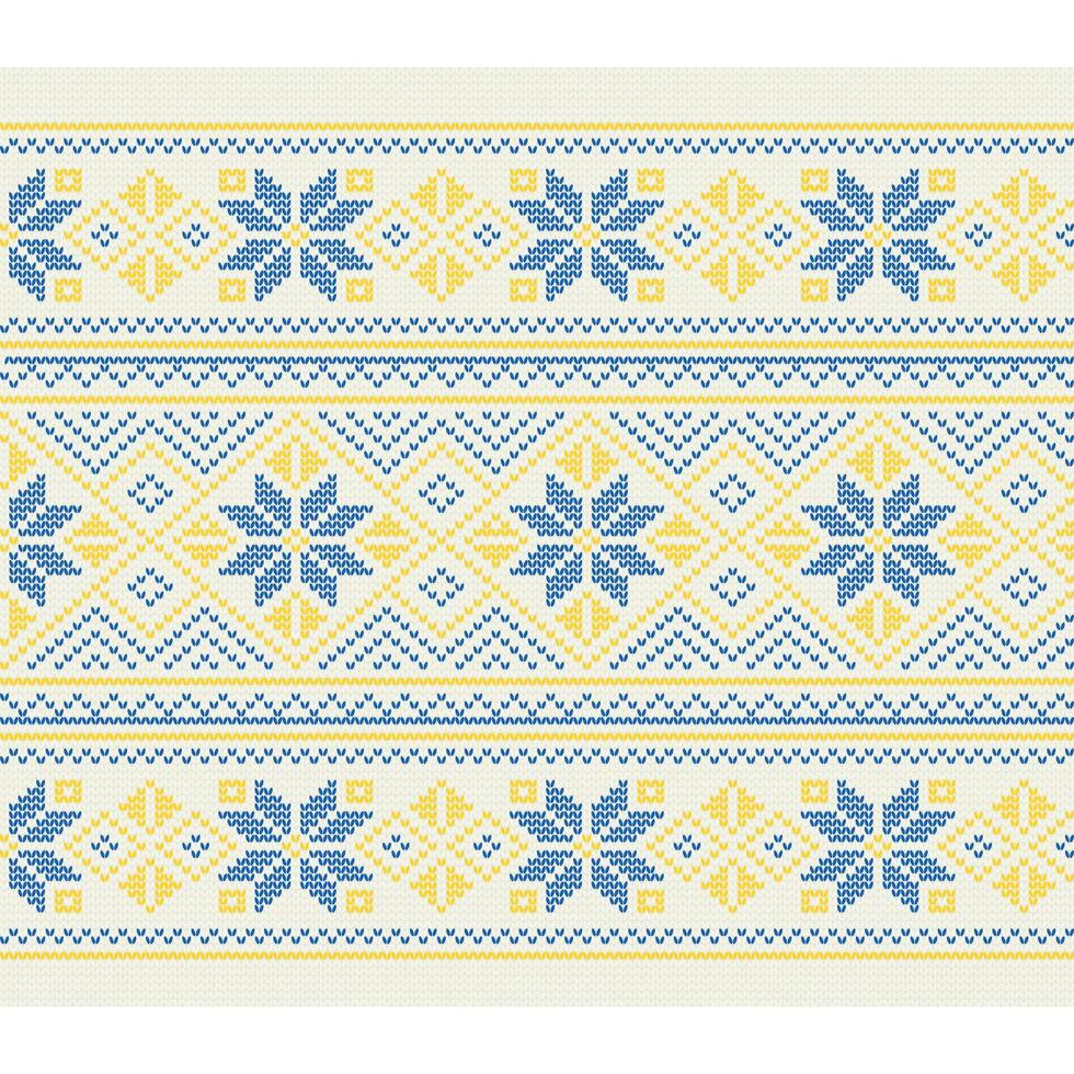Ukrainian ornament. Imitation of knitted fabric. Illustration. Can be used for backgrounds, patterns, covers, souvenirs, clothing, textiles and other layouts. vector