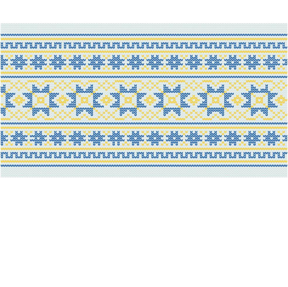 Ukrainian ornament. Imitation of knitted fabric. Illustration. Can be used for backgrounds, patterns, covers, souvenirs, clothing, textiles and other layouts. vector
