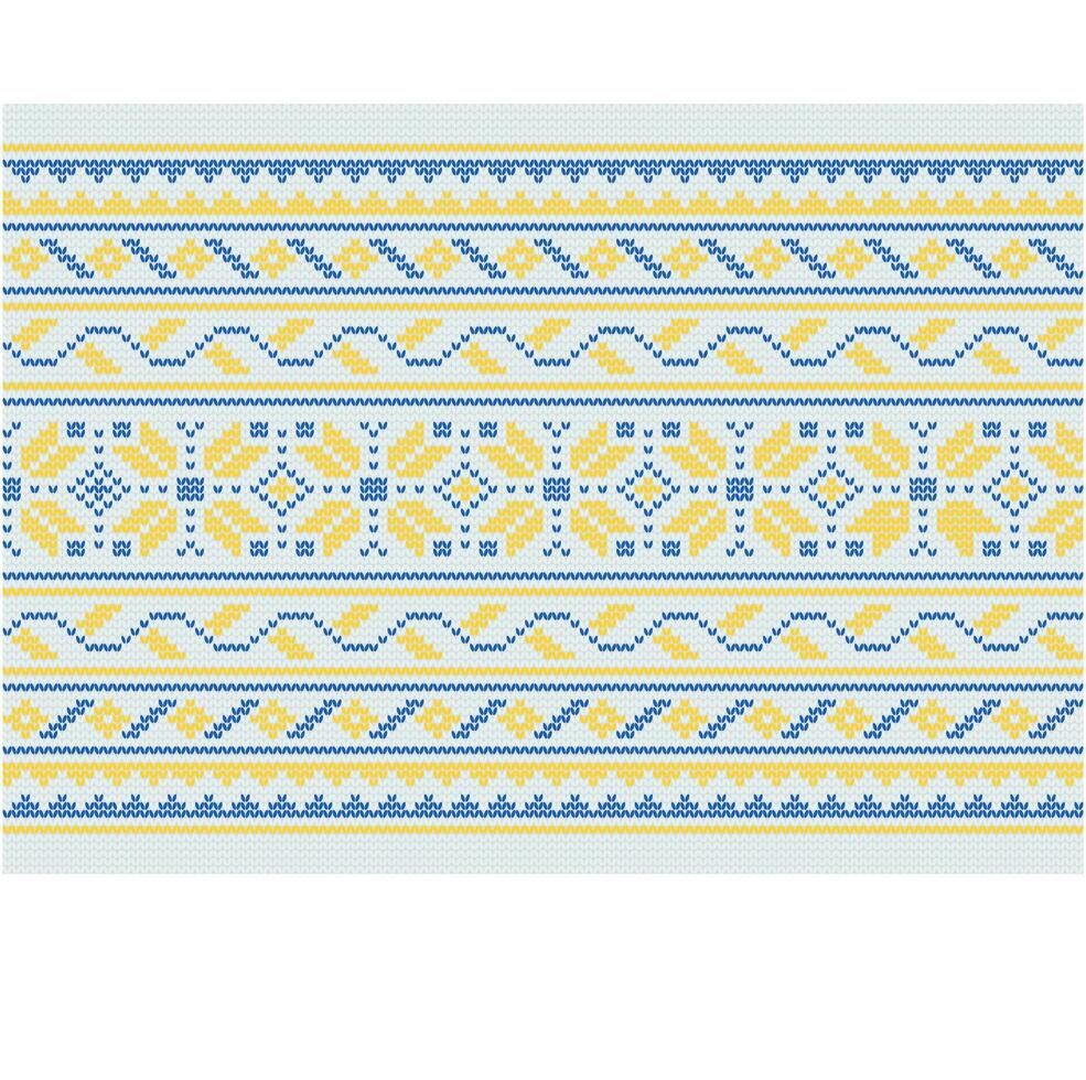 Ukrainian ornament. Imitation of knitted fabric. Illustration. Can be used for backgrounds, patterns, covers, souvenirs, clothing, textiles and other layouts. vector