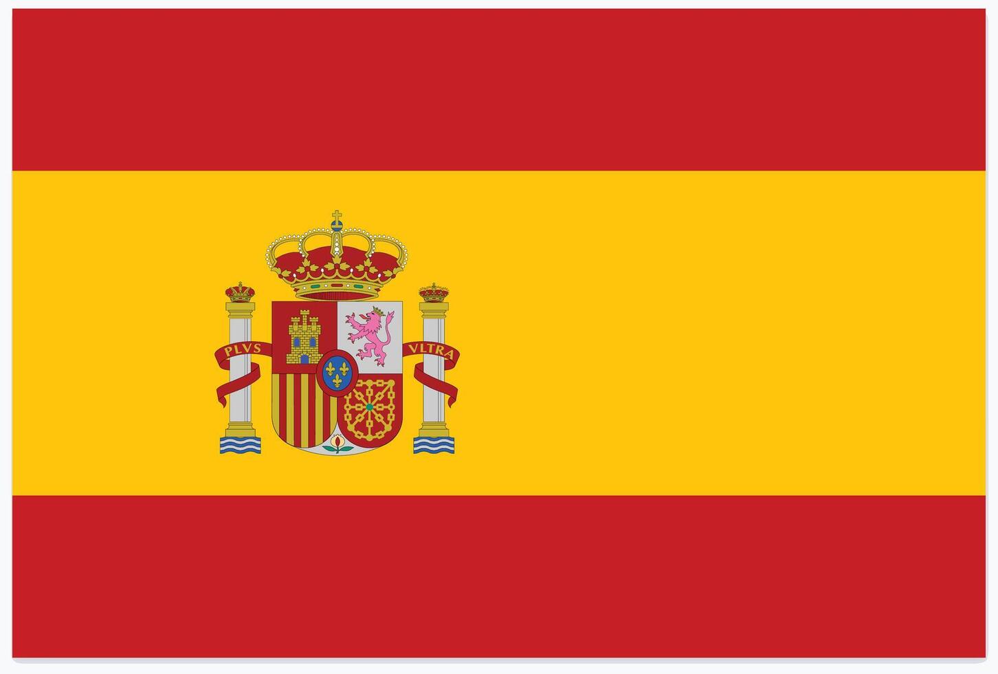 Illustration of Spain flag vector