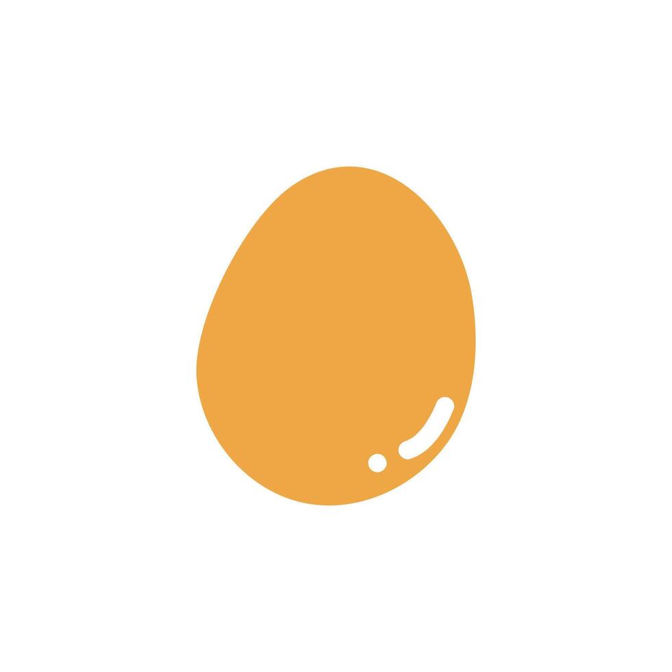 an egg icon on a white background vector