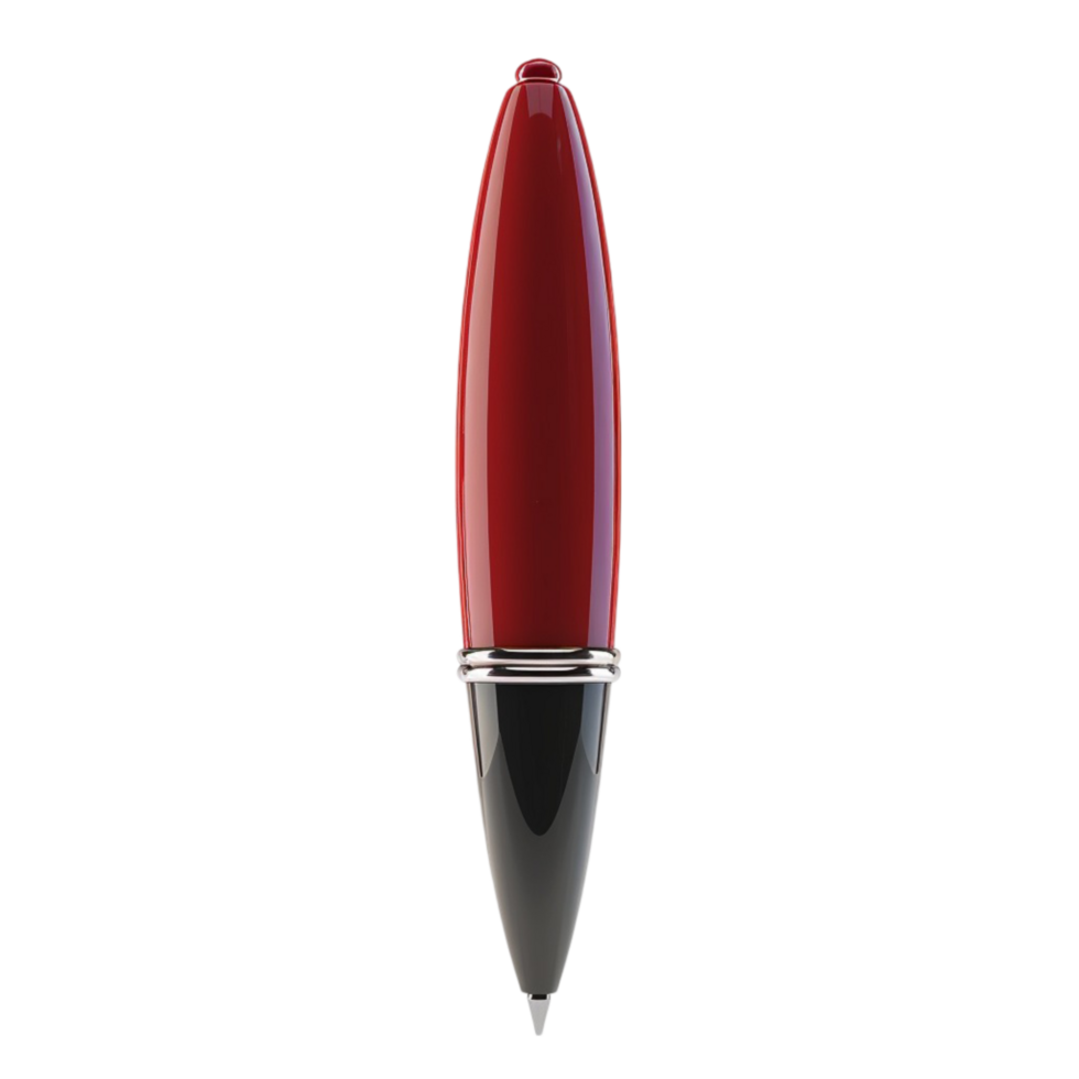 A Red Pen On A Transparent Background png