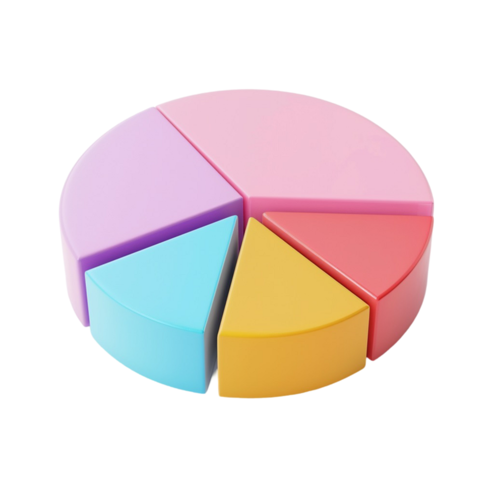 A Pie Chart On A Transparent Background png