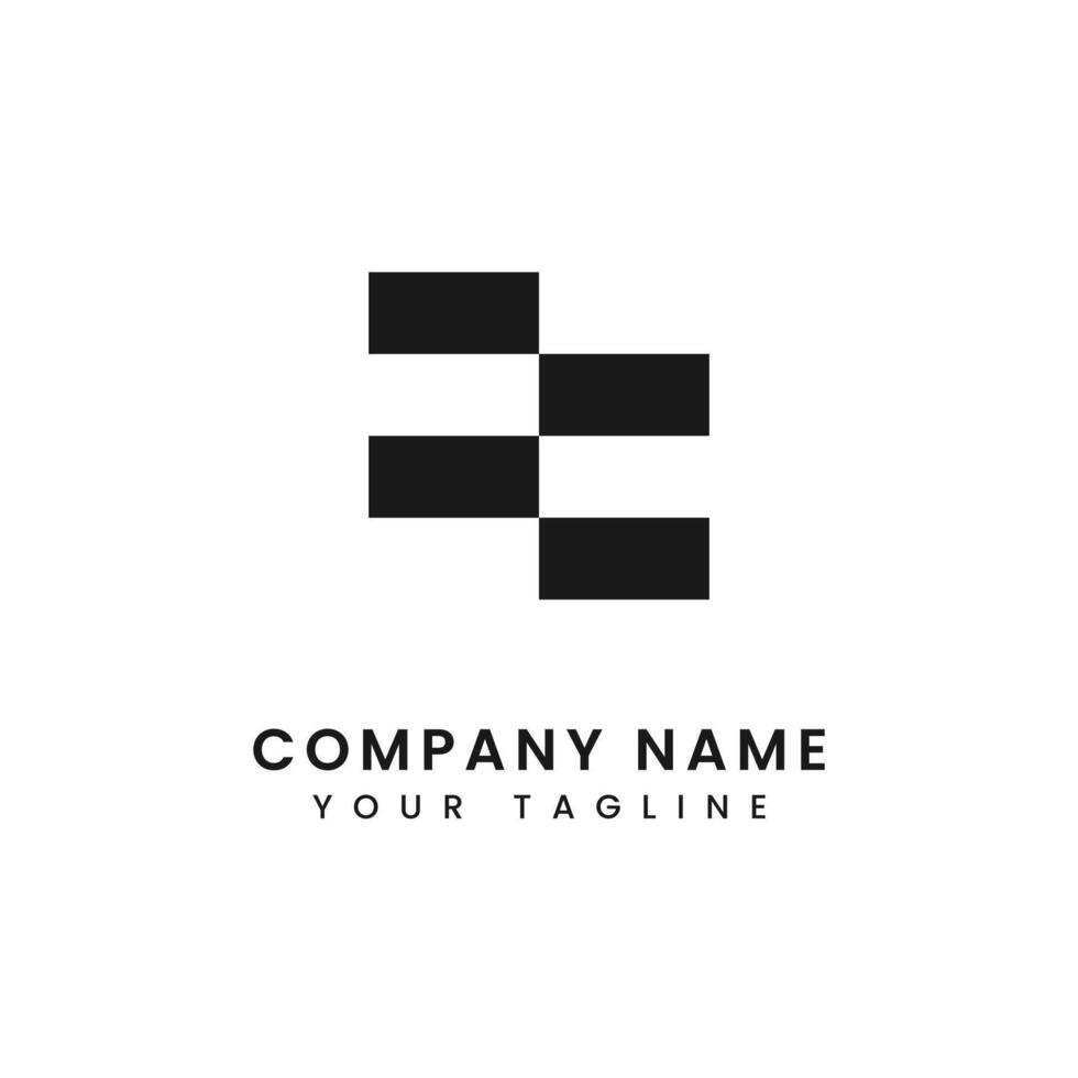 Logo Geometric for Company Design. Usable for Business and Technology. Flat Template Element vector