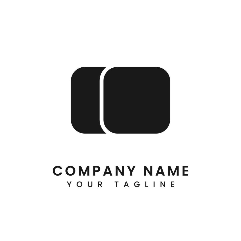 Modern Logo template square designs concept. vector