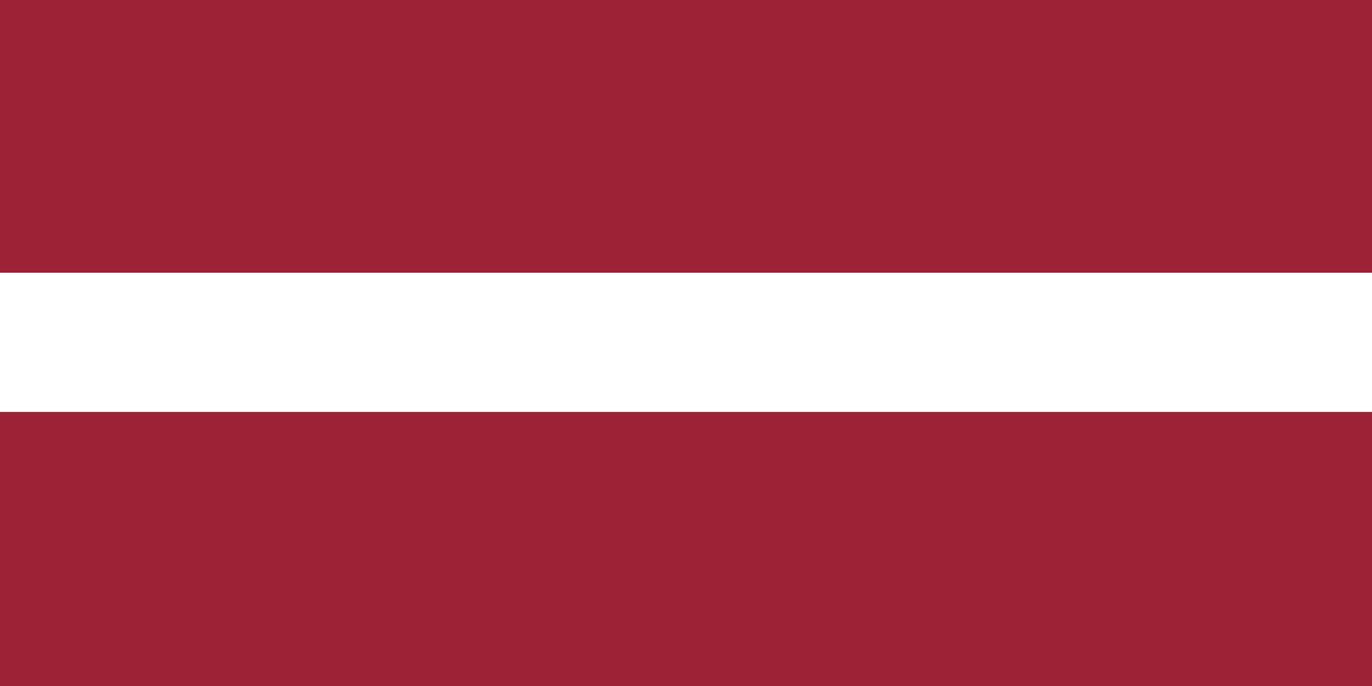 Latvia flag design vector