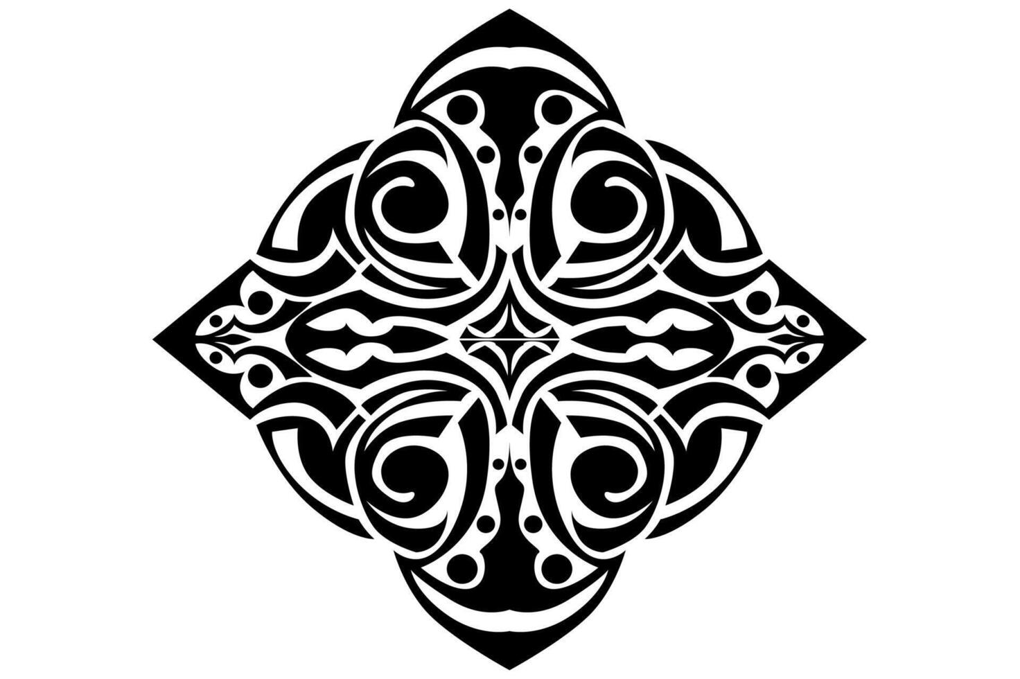 Frame Border decorative ornament design with a black swirl theme vector