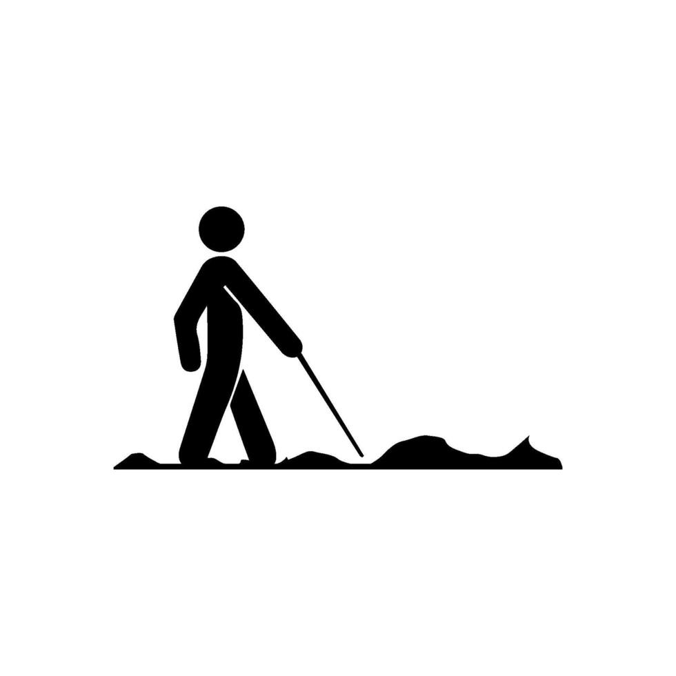 mountain climber icon, vectors illustration