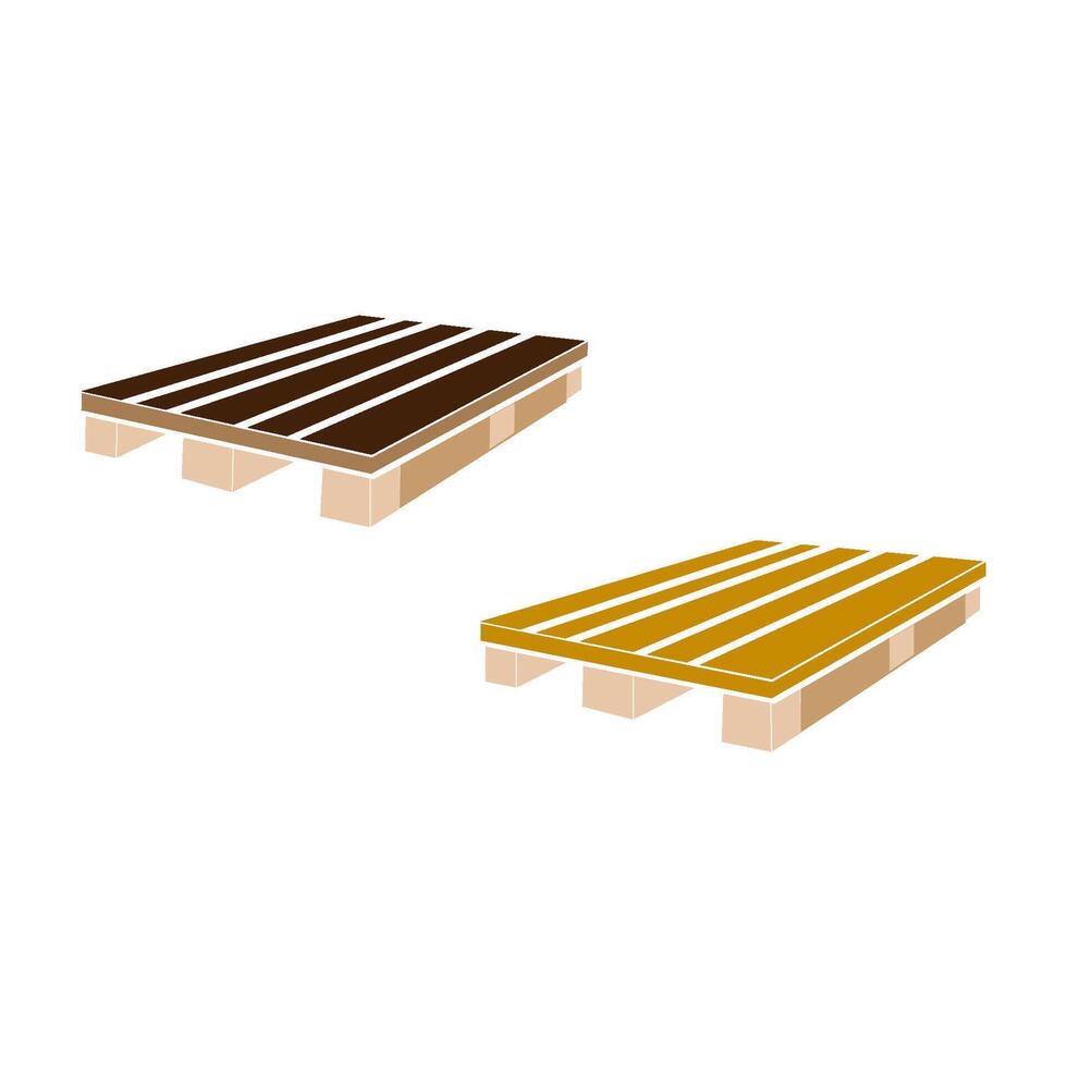 wooden pallet icon, vectors illustration