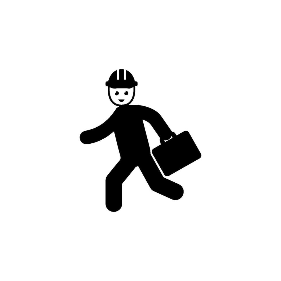 worker icon, vectors illustration, symbol design