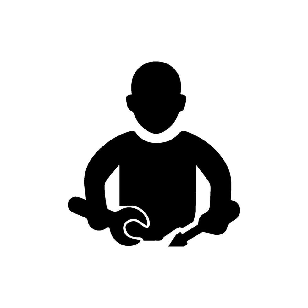 worker icon, vectors illustration, symbol design