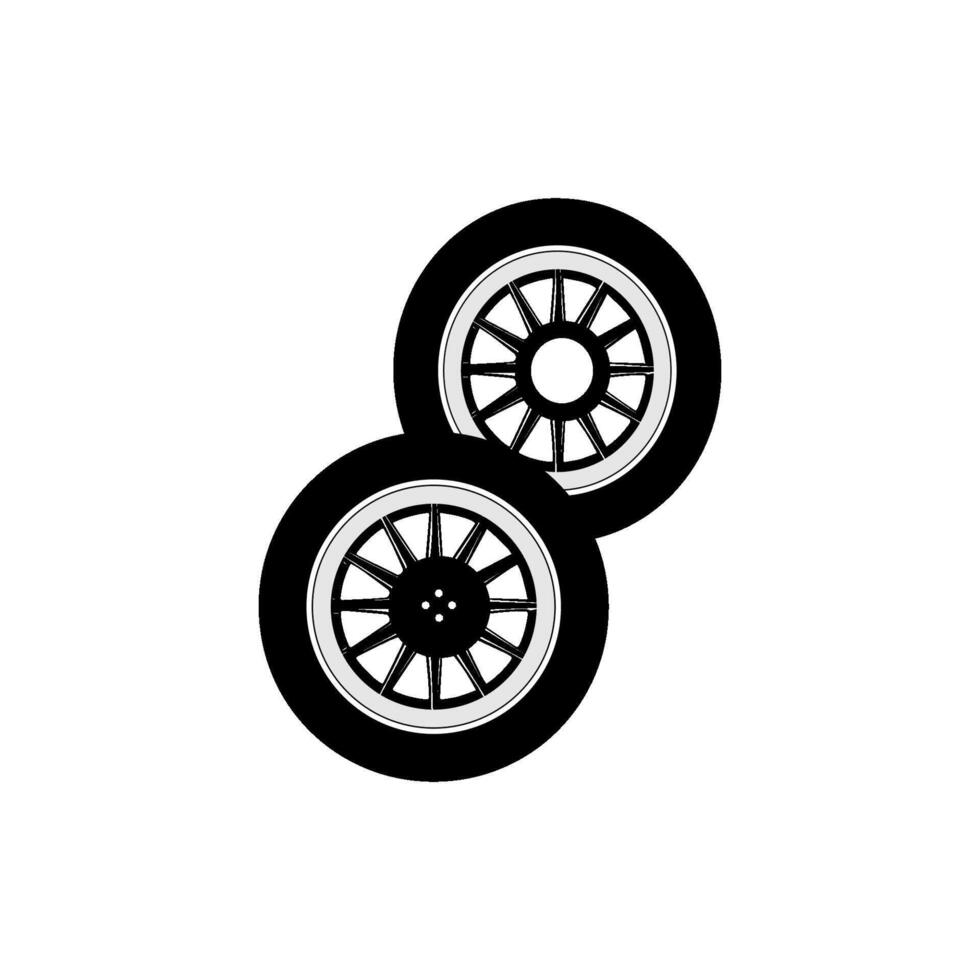 car tire wheel icon, vectors illustration