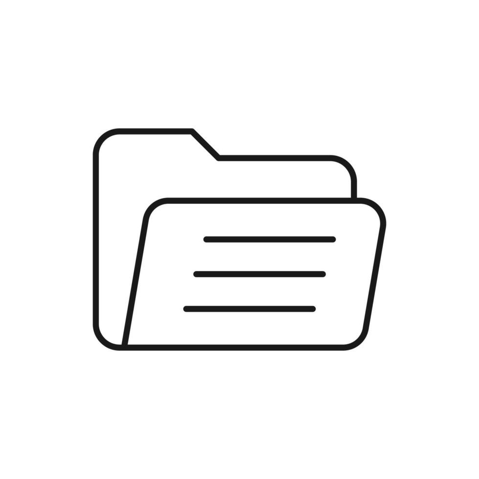 folder icon, document icon design element vector