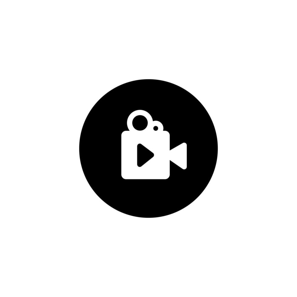 Camera icon. Vid camera icon. vector