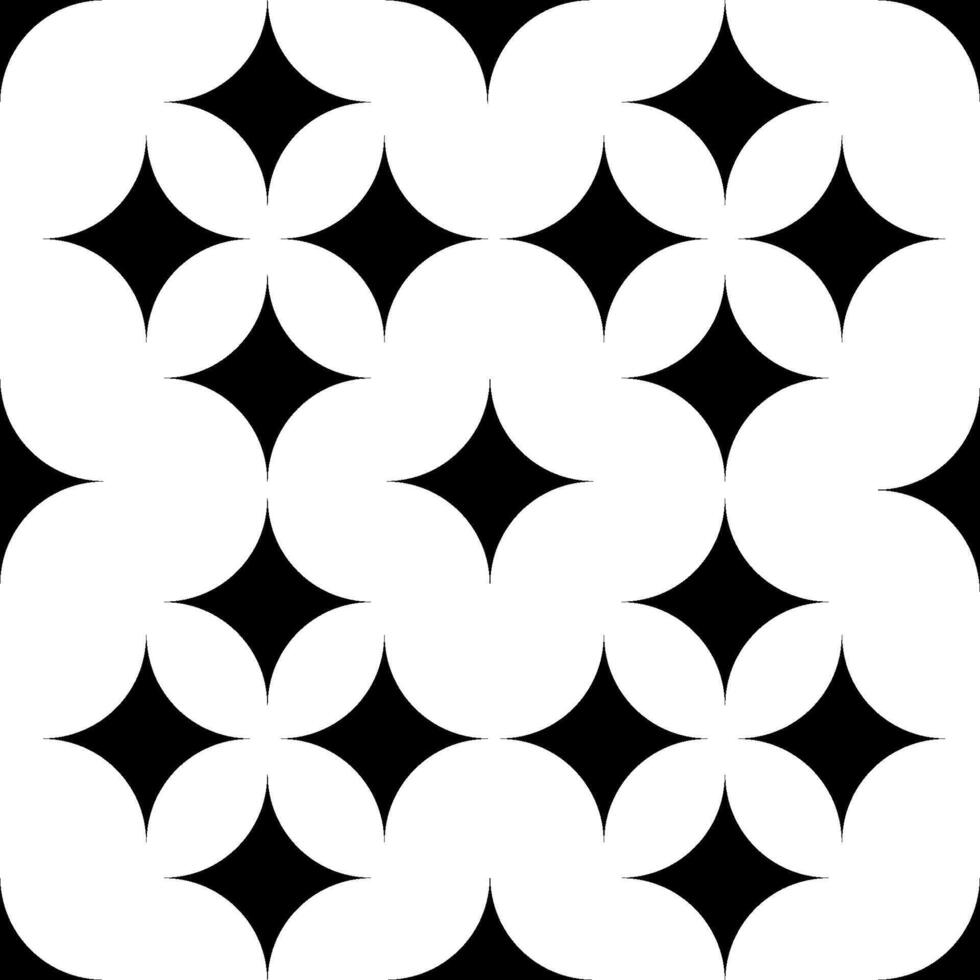 Black and White Geometric Pattern vector