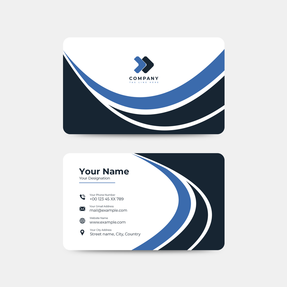 Creative business card template professional business card design psd