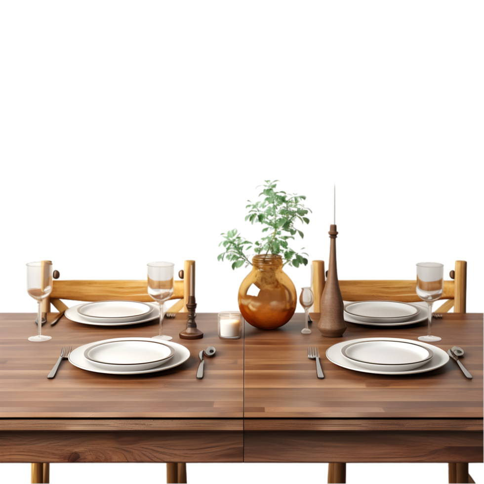 dining kamer interieur Aan transparant achtergrond png