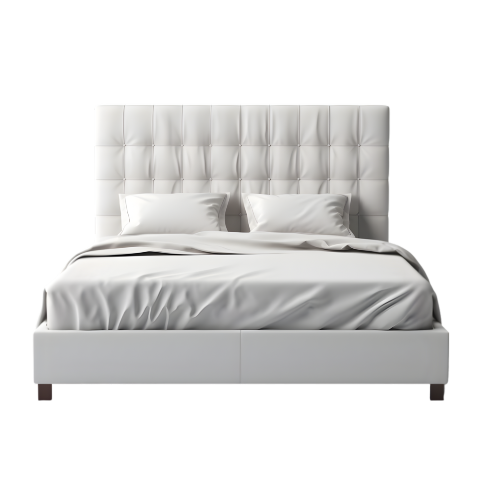 double bed on transparent background png