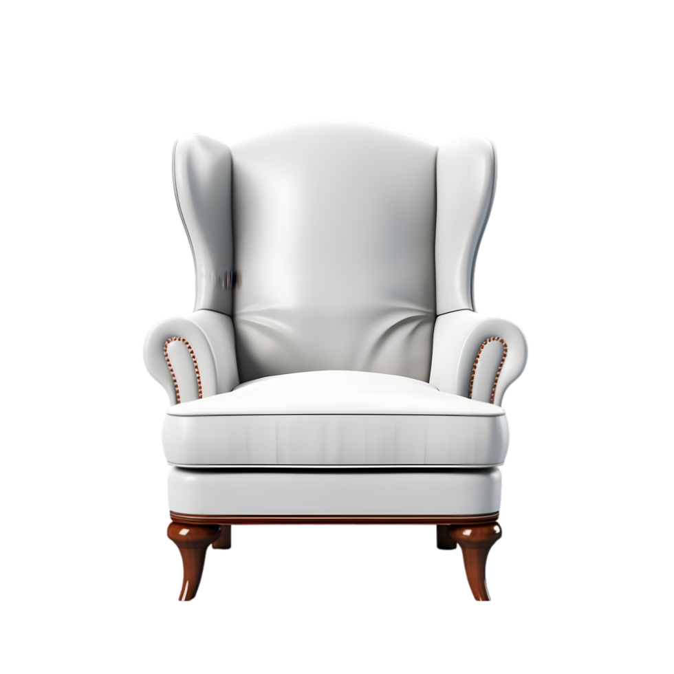 Armchair on transparent background png