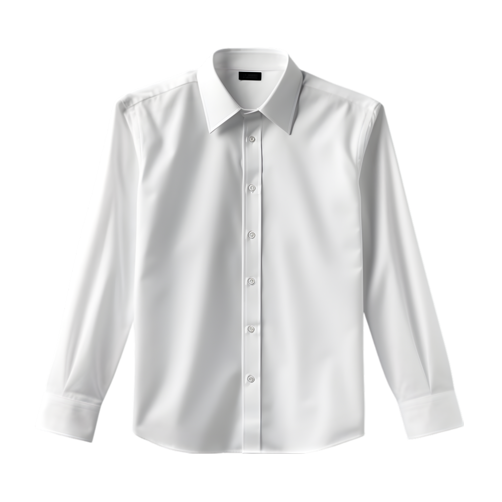 Men's shirt on transparent background png