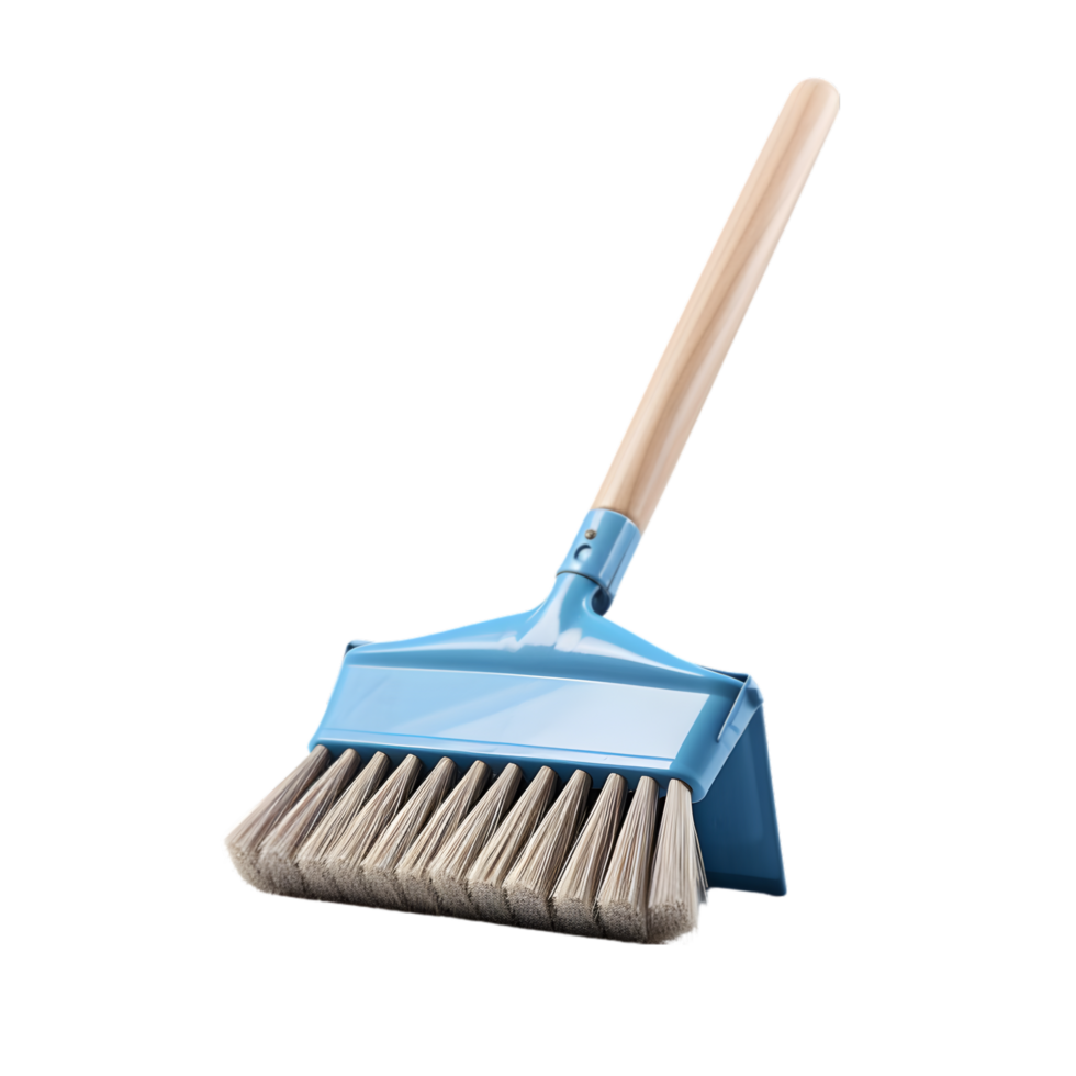 Cleaning brush on transparent background png