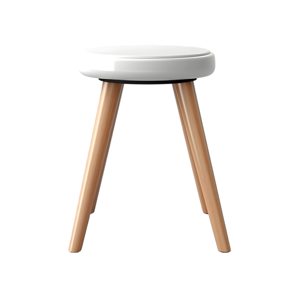 Wooden stool on transparent background png