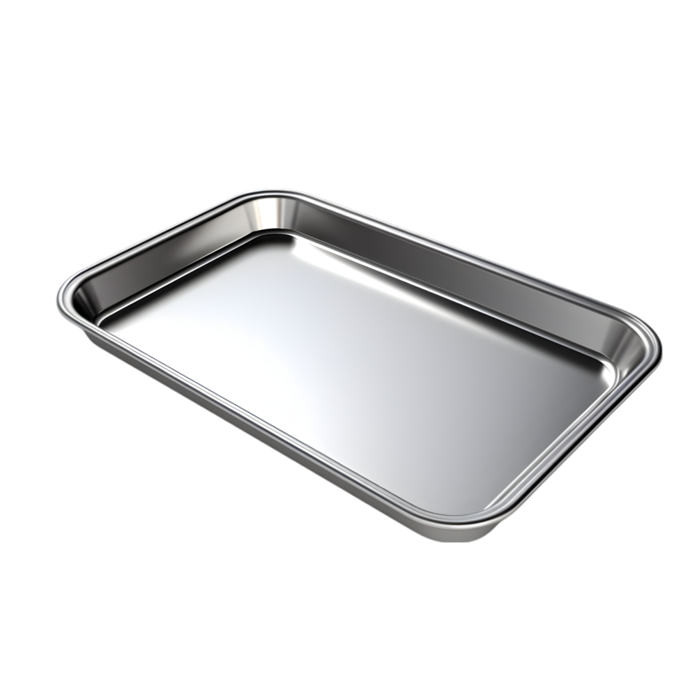 Metal plate on transparent background png