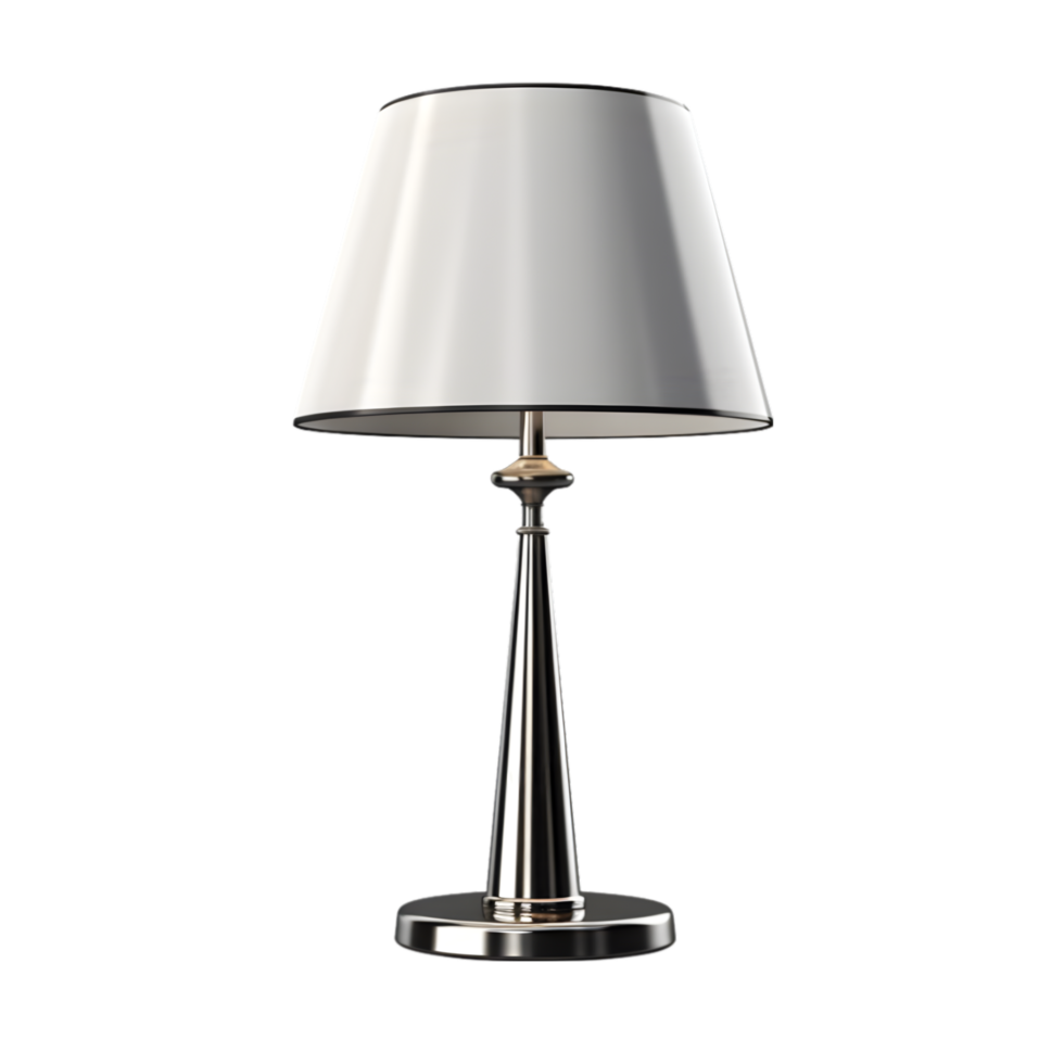 Table lamp on transparent background png