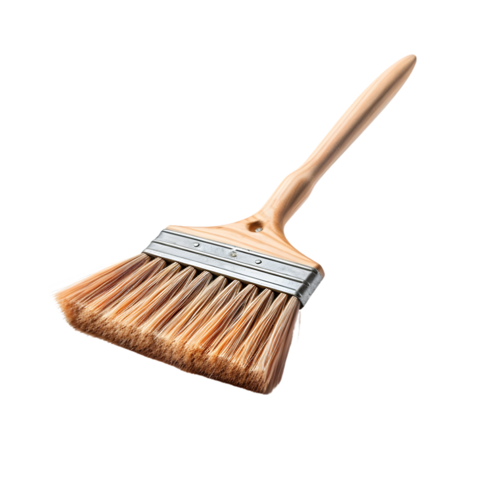 Cleaning brush on transparent background png