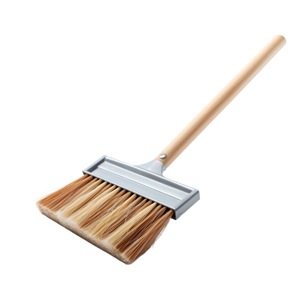 Cleaning brush on transparent background png