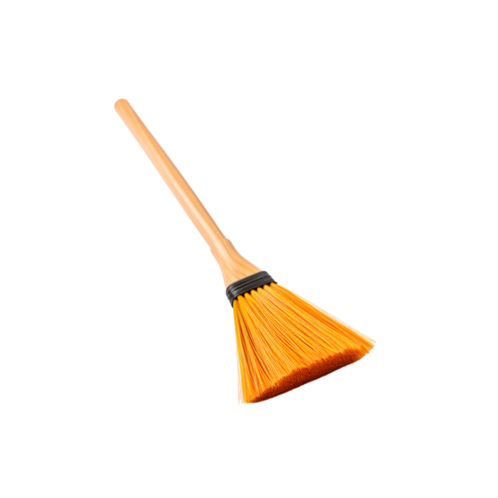 Cleaning brush on transparent background png