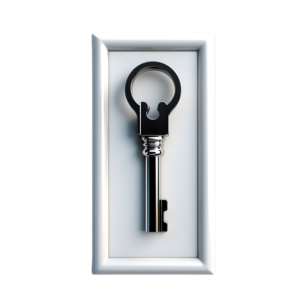 Key on transparent background png