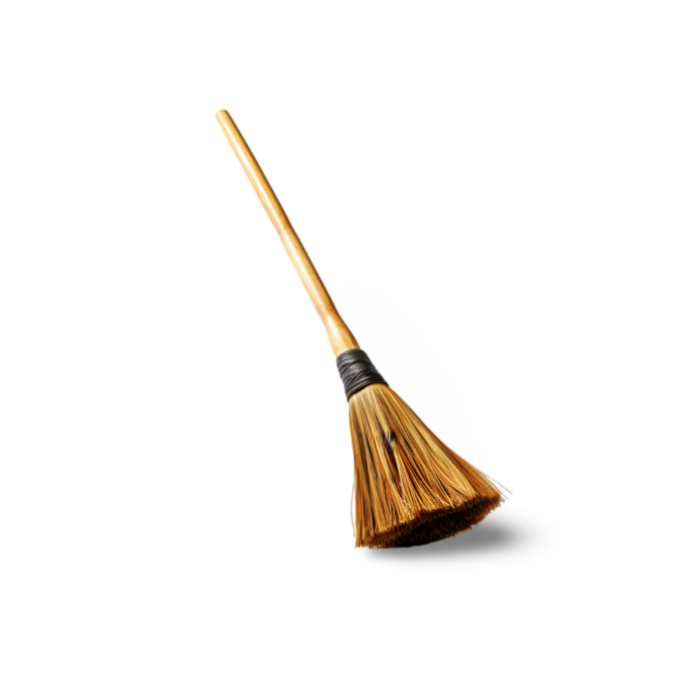 Cleaning brush on transparent background png