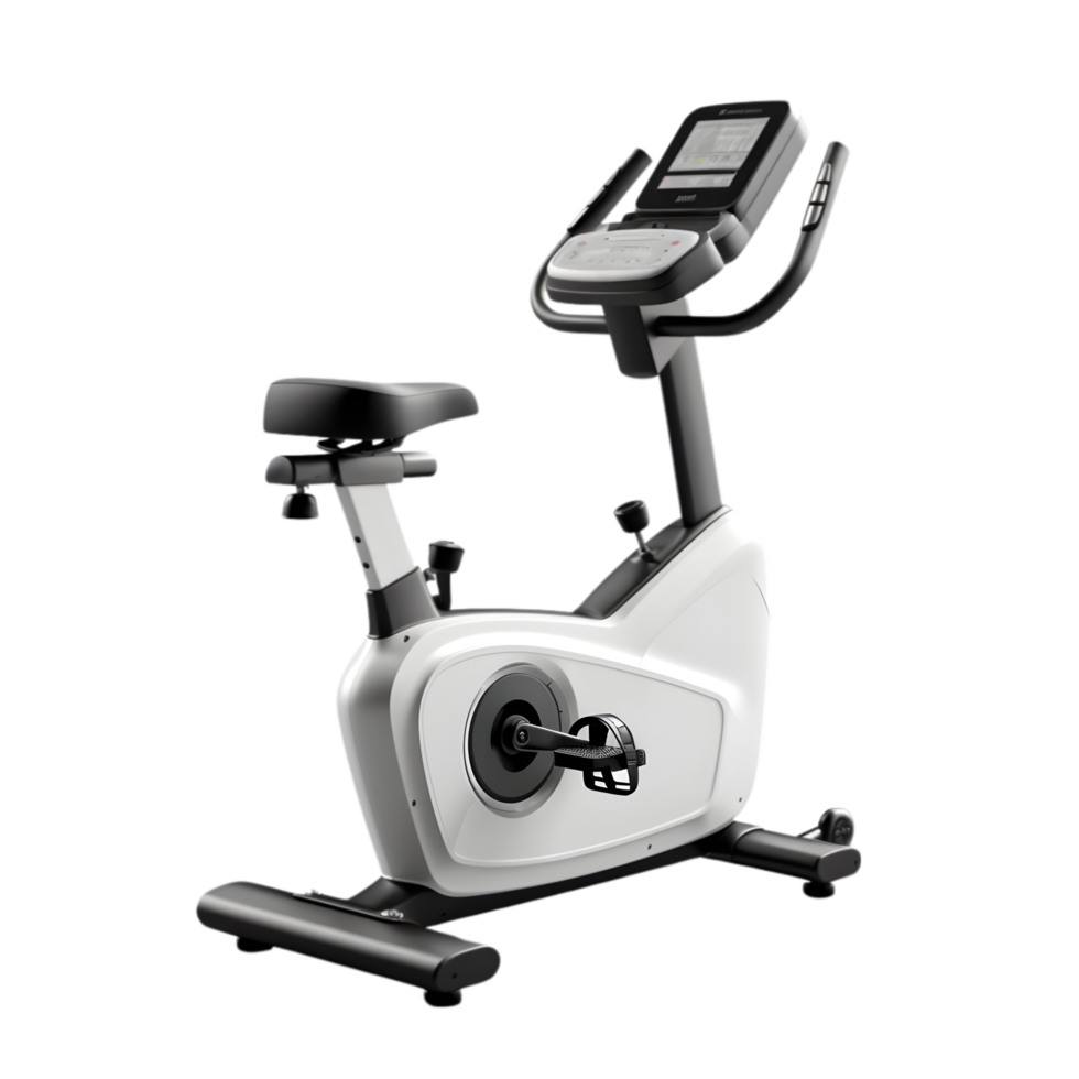 Exercise bike on transparent background png