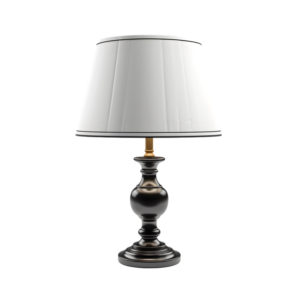 Table lamp on transparent background png