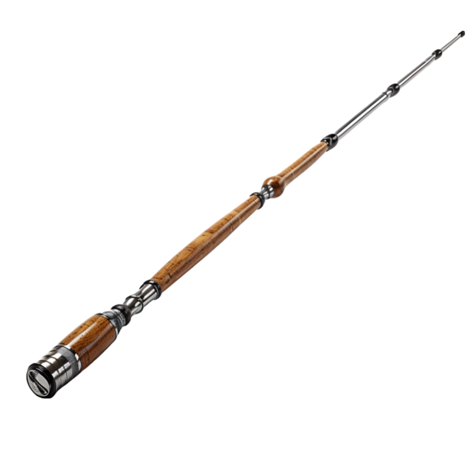 Fishing rod on transparent background png