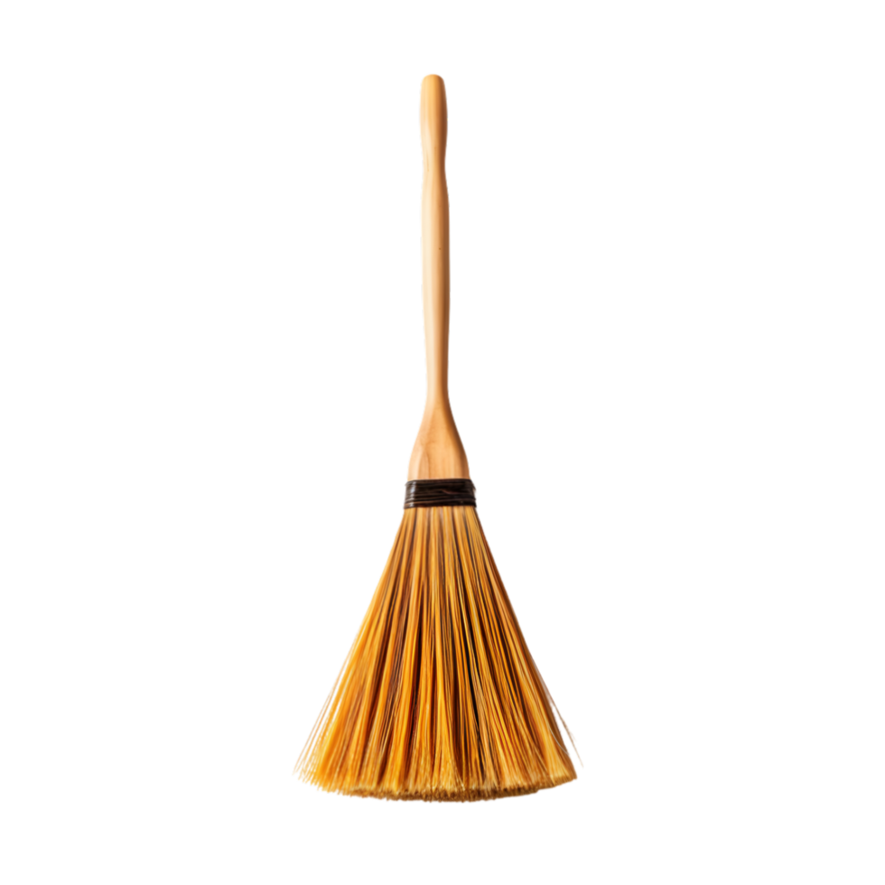 Cleaning brush on transparent background png