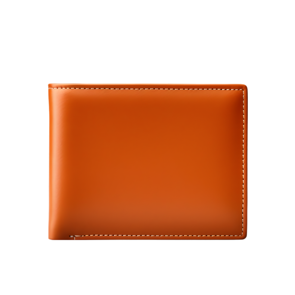 Leather wallet on transparent background png