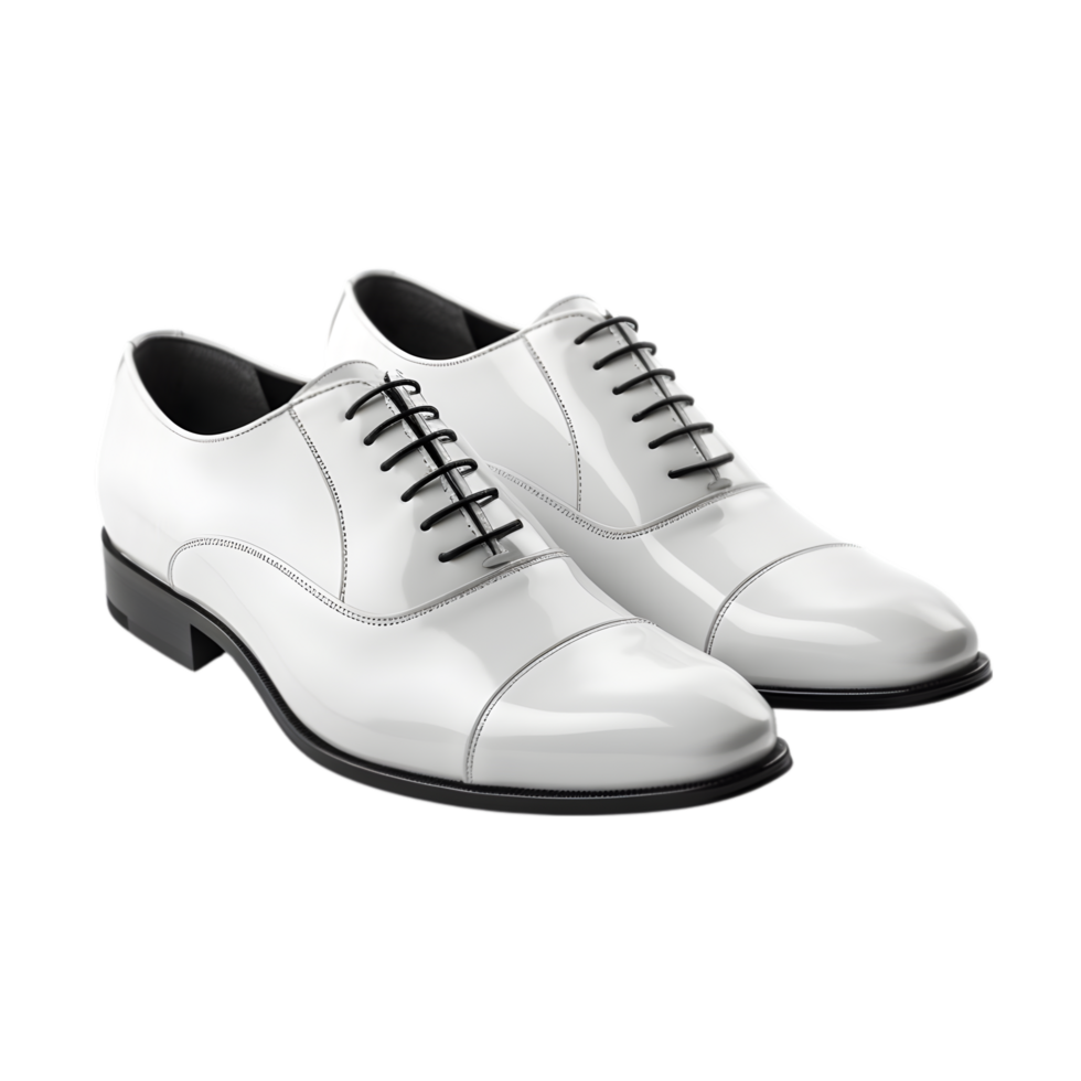 Male shoes on transparent background png