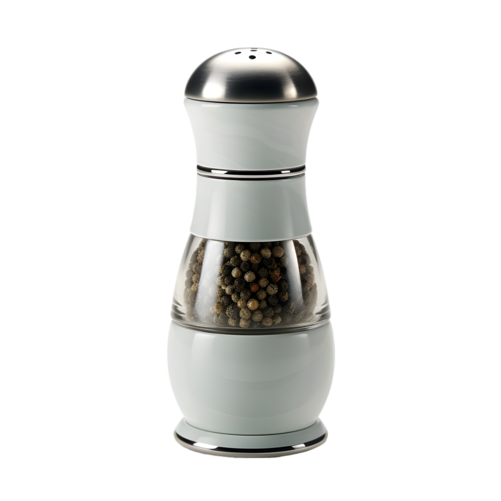 Salt and pepper shaker on transparent background png
