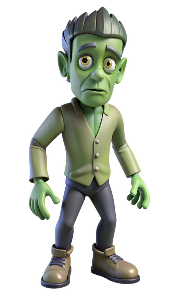 Green Monster 3d Element png