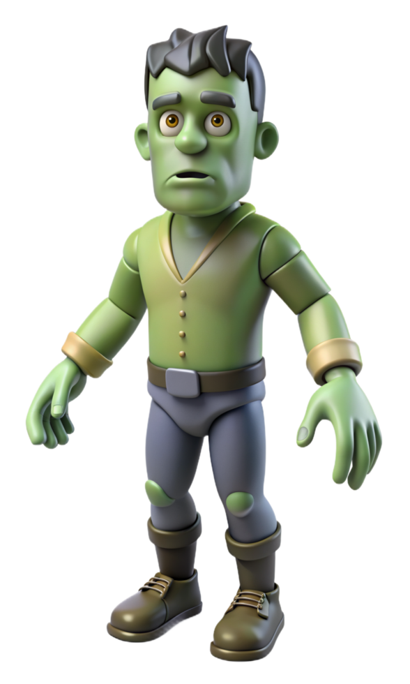 Green Monster 3d Render png