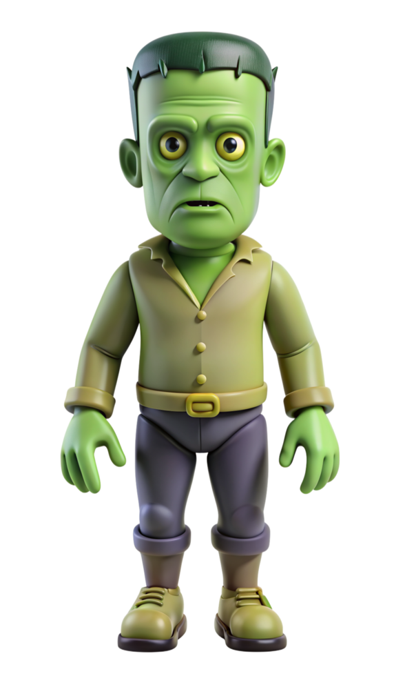 Green Monster 3d Asset png