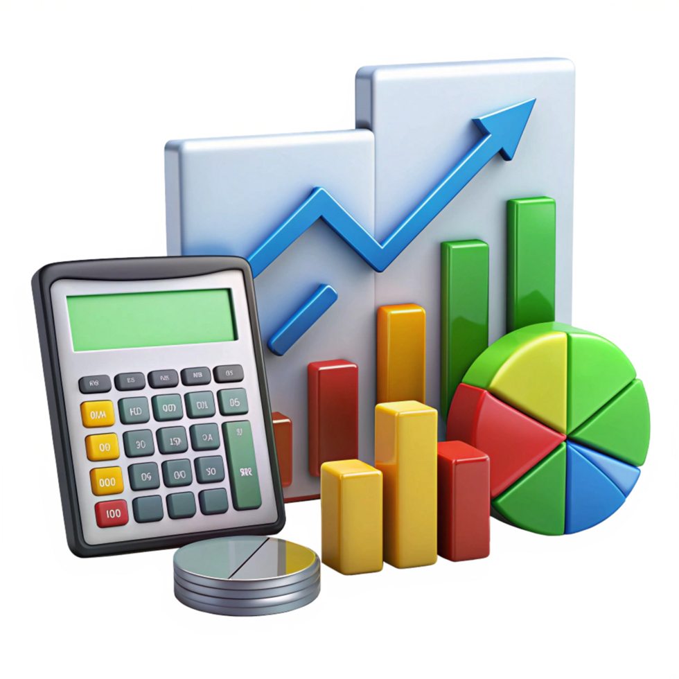 Accounting Concept 3d Item png