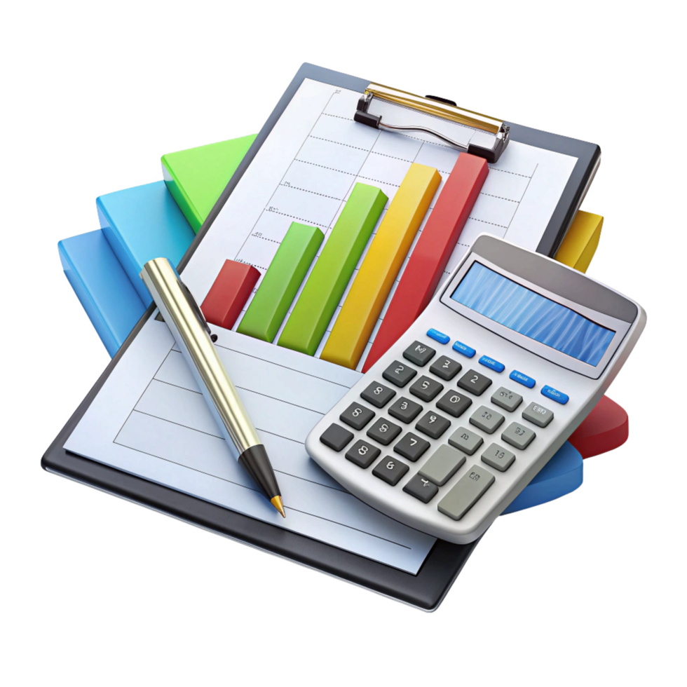 Accounting Concept 3d Illustration png