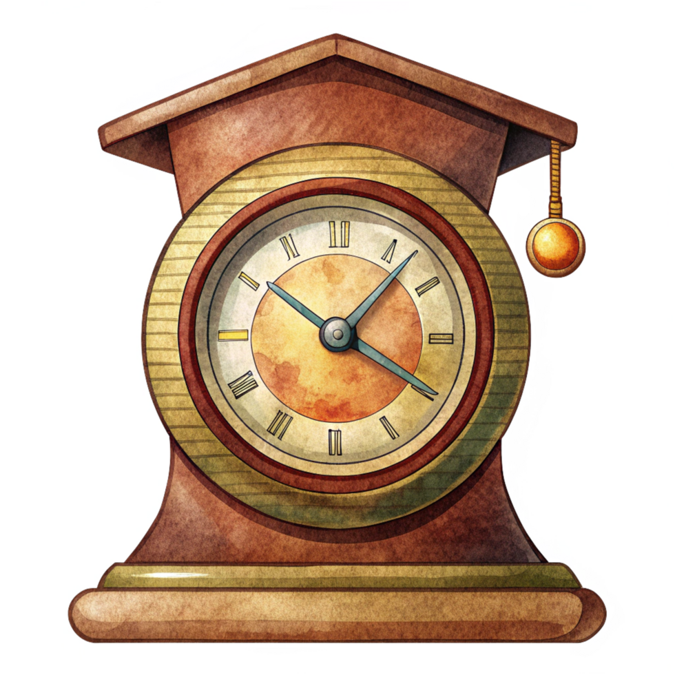 Scholar Clock Artwork Object png