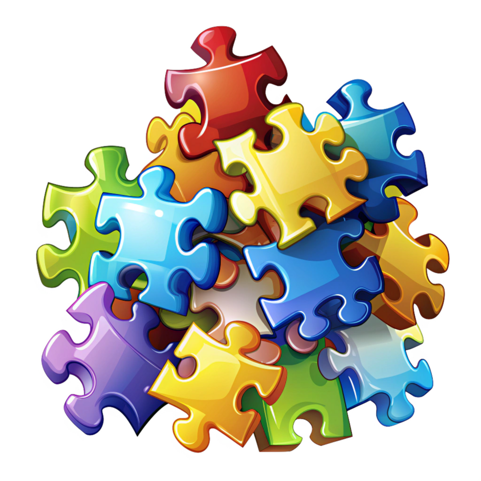 tas de puzzle pièces article png