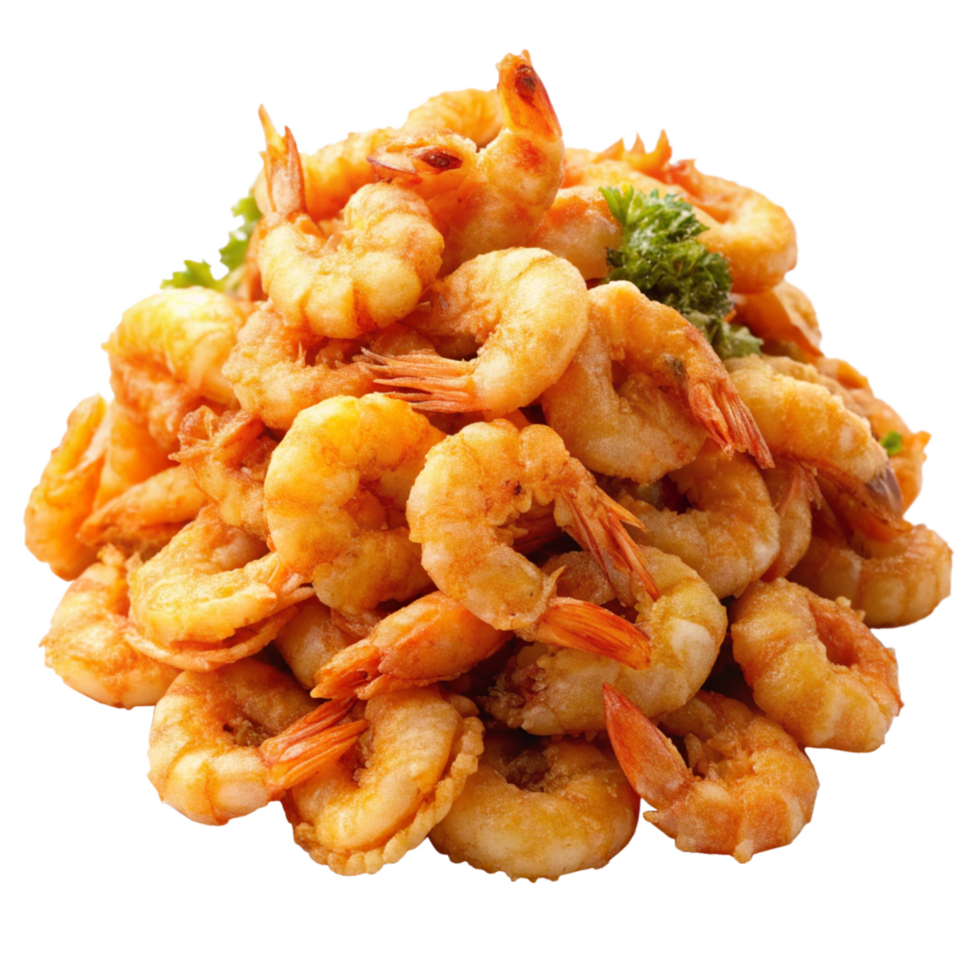 Heap of Fried Shrimps Clip Art png